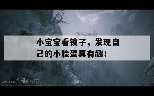 小宝宝看镜子，发现自己的小脸蛋真有趣！