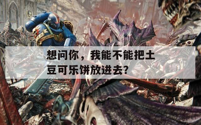 想问你，我能不能把土豆可乐饼放进去？