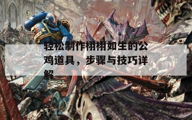 轻松制作栩栩如生的公鸡道具，步骤与技巧详解