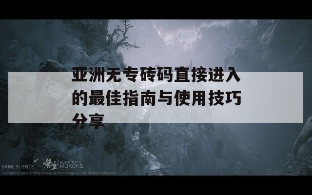 亚洲无专砖码直接进入的最佳指南与使用技巧分享