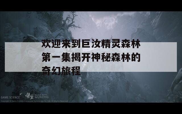 欢迎来到巨汝精灵森林第一集揭开神秘森林的奇幻旅程