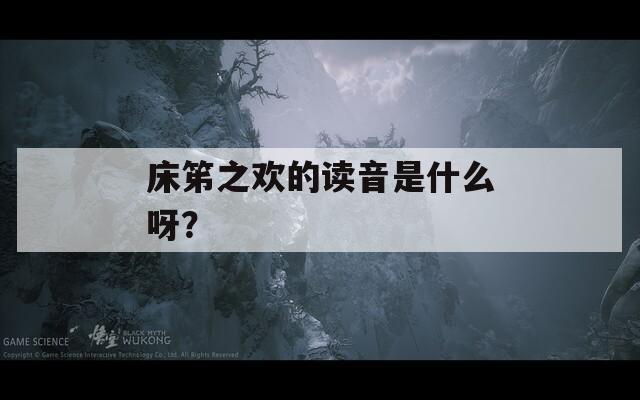 床笫之欢的读音是什么呀？