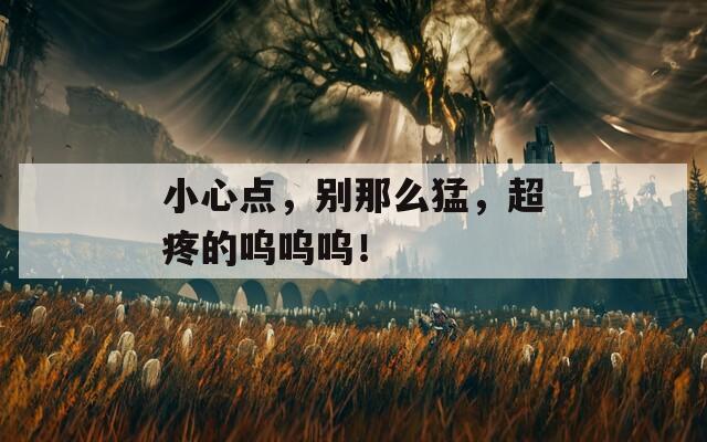 小心点，别那么猛，超疼的呜呜呜！