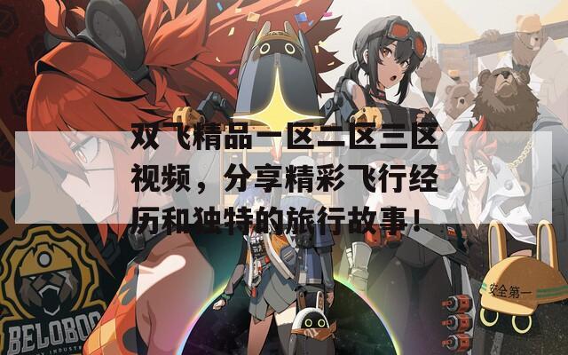 双飞精品一区二区三区视频，分享精彩飞行经历和独特的旅行故事！