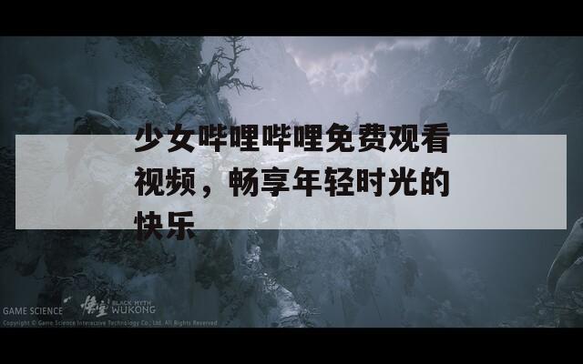 少女哔哩哔哩免费观看视频，畅享年轻时光的快乐