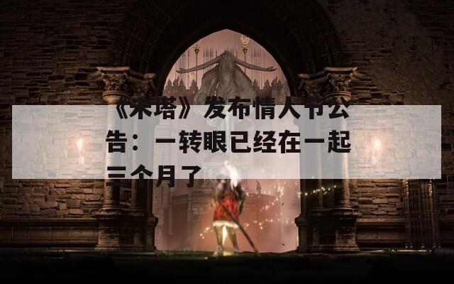 《米塔》发布情人节公告：一转眼已经在一起三个月了