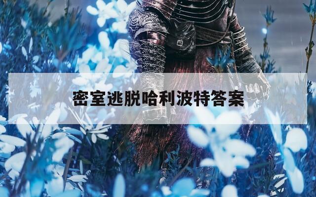 密室逃脱哈利波特答案