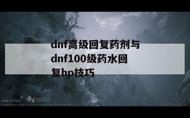 dnf高级回复药剂与dnf100级药水回复hp技巧