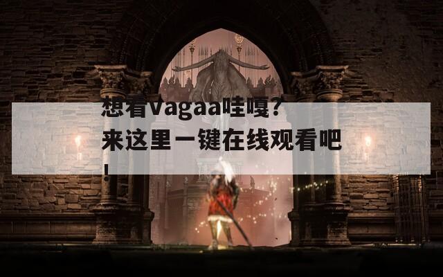 想看vagaa哇嘎？来这里一键在线观看吧！