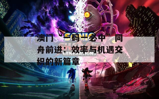 澳门“一码一必中”同舟前进：效率与机遇交织的新篇章
