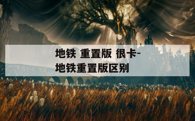 地铁 重置版 很卡-地铁重置版区别
