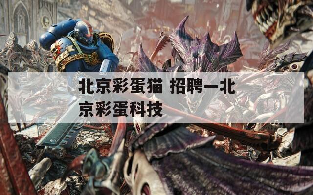 北京彩蛋猫 招聘—北京彩蛋科技