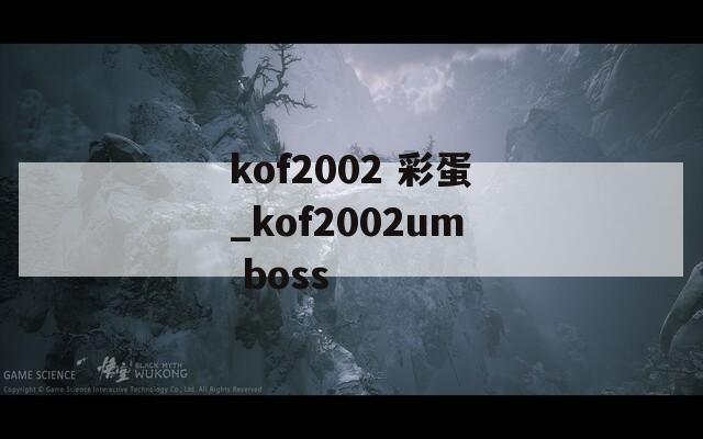 kof2002 彩蛋_kof2002um boss