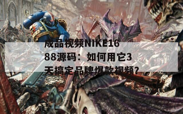 成品视频NIKE1688源码：如何用它3天搞定品牌爆款视频？
