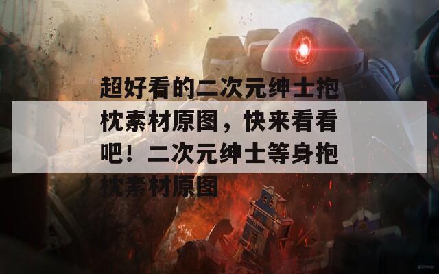 超好看的二次元绅士抱枕素材原图，快来看看吧！二次元绅士等身抱枕素材原图
