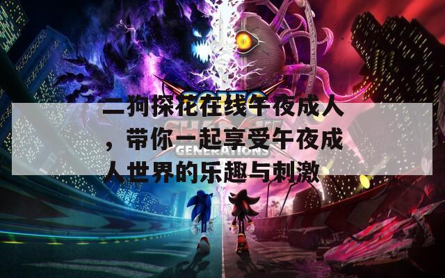 二狗探花在线午夜成人，带你一起享受午夜成人世界的乐趣与刺激