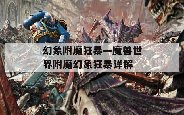 幻象附魔狂暴—魔兽世界附魔幻象狂暴详解