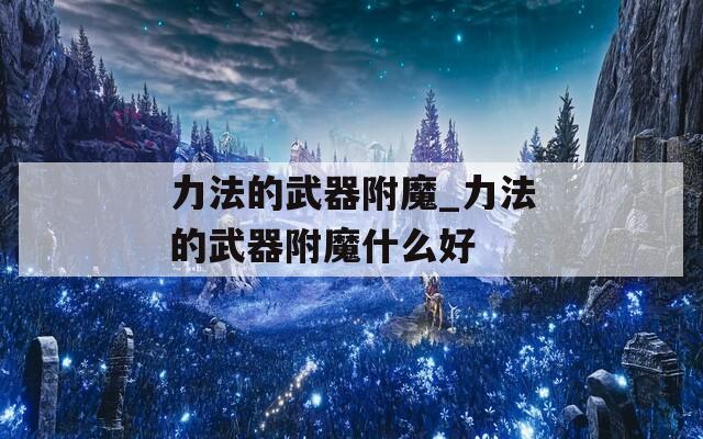 力法的武器附魔_力法的武器附魔什么好