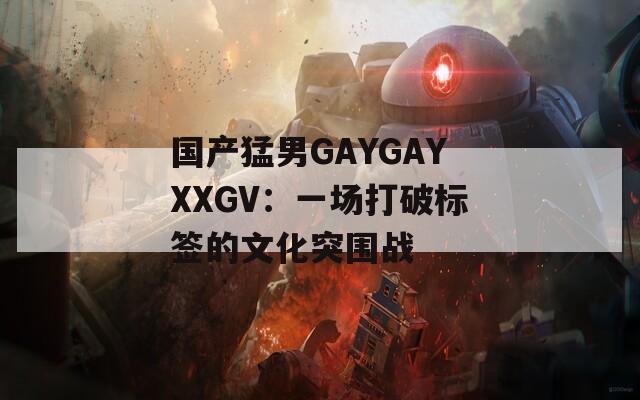 国产猛男GAYGAYXXGV：一场打破标签的文化突围战