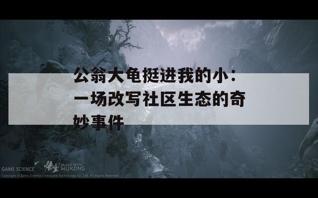 公翁大龟挺进我的小：一场改写社区生态的奇妙事件