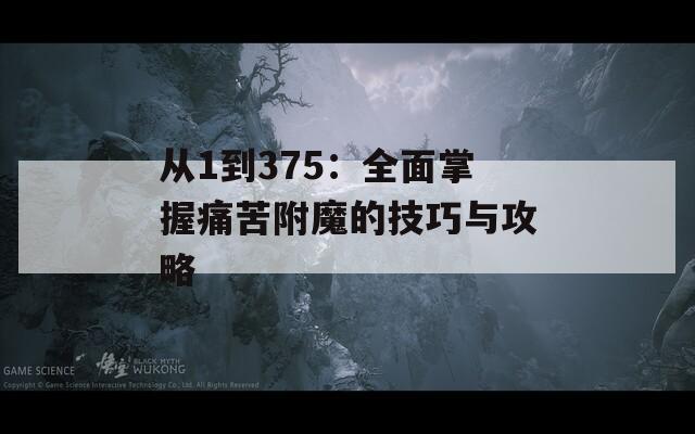 从1到375：全面掌握痛苦附魔的技巧与攻略