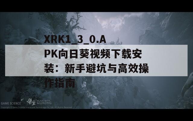 XRK1_3_0.APK向日葵视频下载安装：新手避坑与高效操作指南